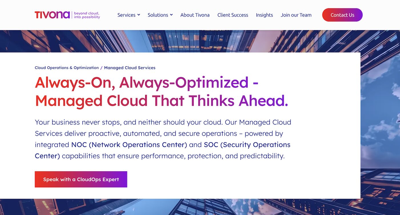 Managed Cloud Services: Always-On 24/7 Cloud Support